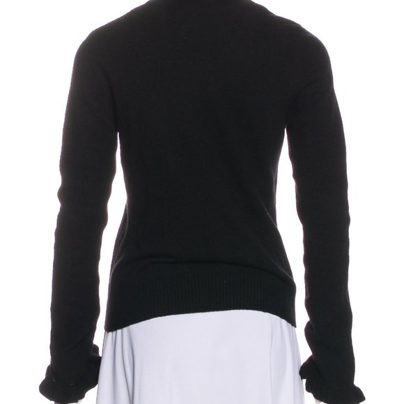 Tory Burch Cashmere Denueve Cardigan w/ gold buttons - Picture 9 of 9